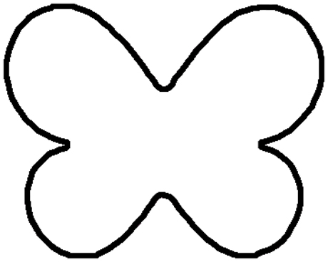 Butterfly Cut Out Template - ClipArt Best