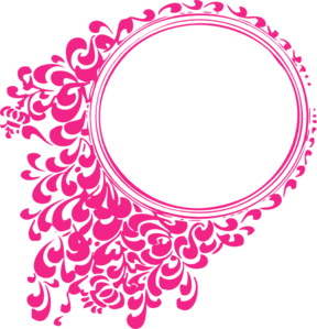 Pink Oval Frame clip art - vector clip art online, royalty free ...
