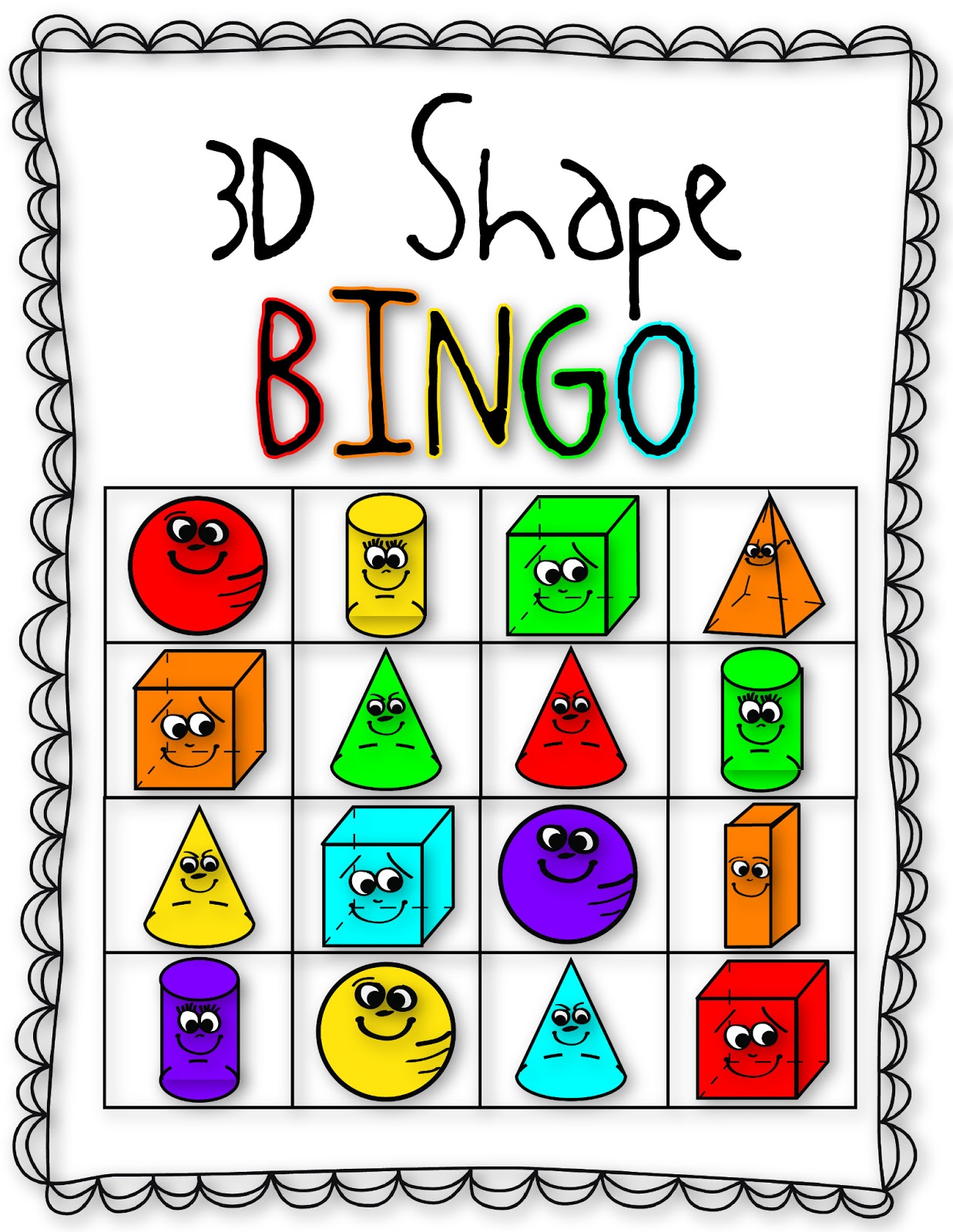 Fall Into First: 3D Shape Fun!