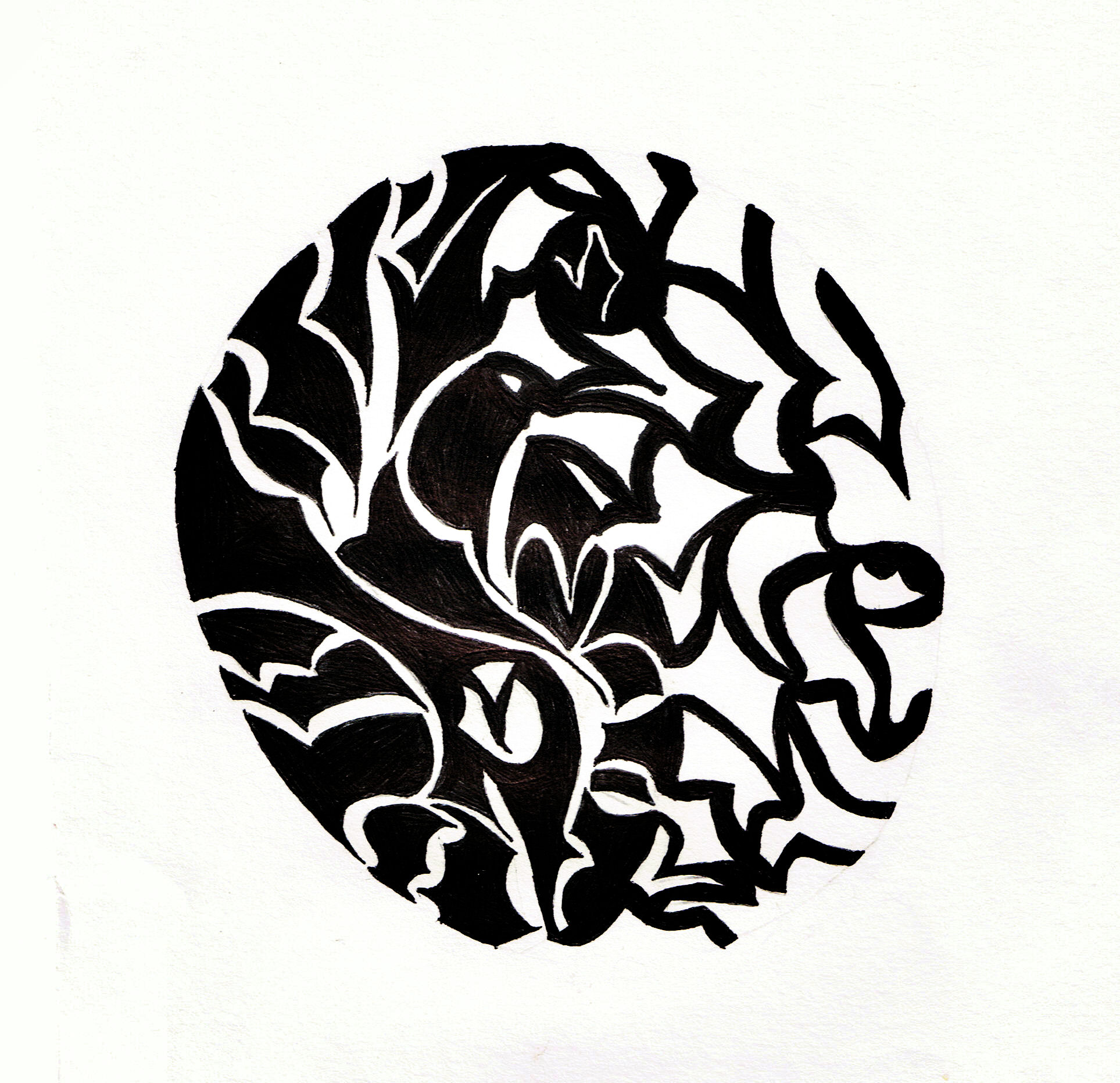 Tribal Yin Yang - ClipArt Best