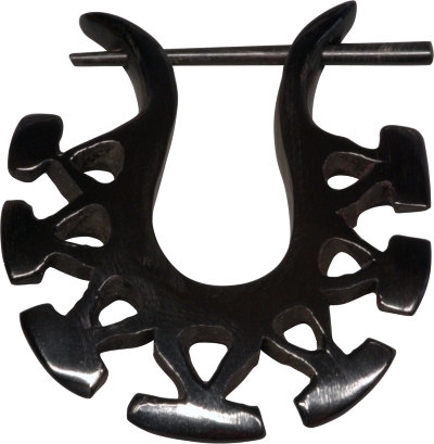 Tribal Eardrop - Paku Pin - Buffalo Horn 20 - Paku Pins