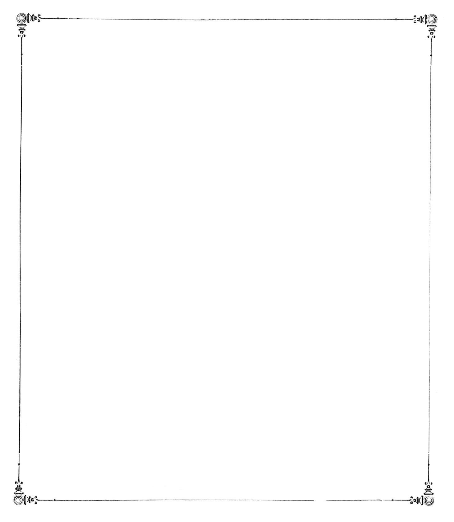 Simple Frame Black And White