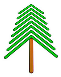 Christmas Clipart - Trees and Wreaths