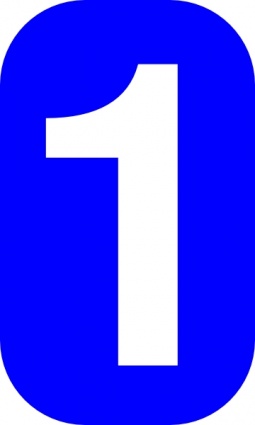 Number Clip Art 1 5 - Free Clipart Images