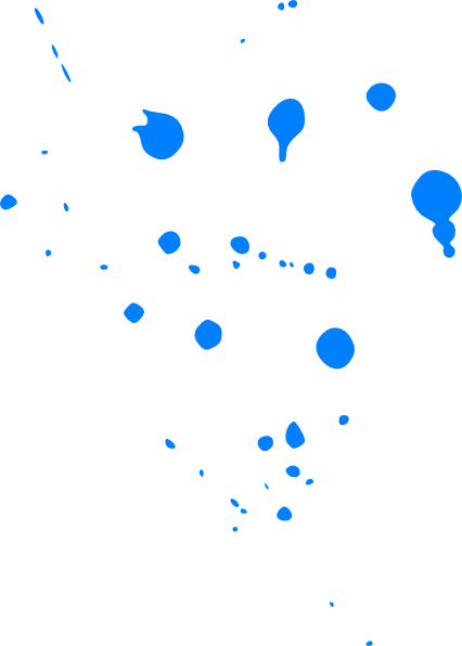 Blue Paint Splat Clip Art - vector clip art online ...