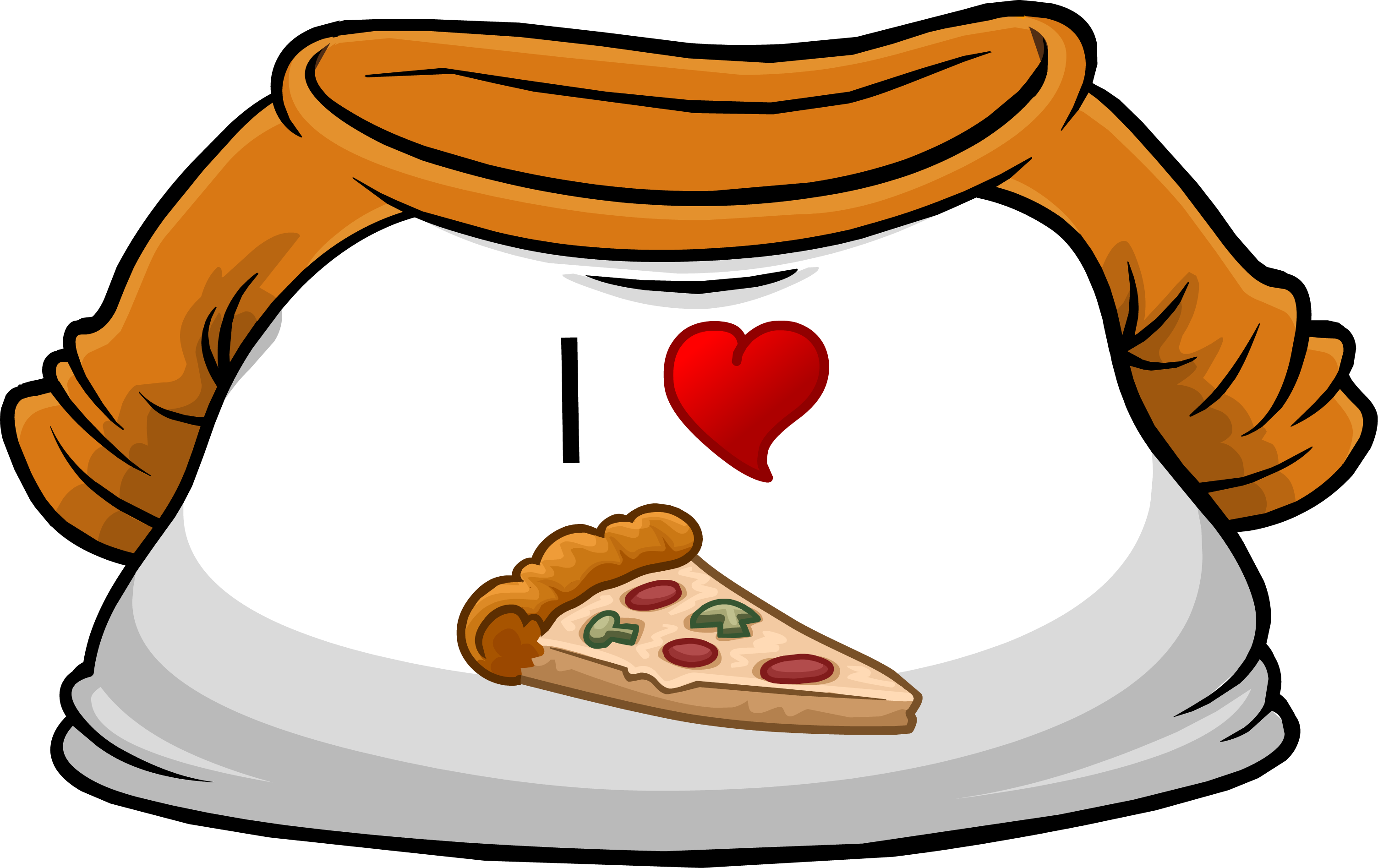 club penguin i love pizza shirt