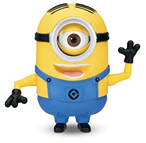 Amazon.com: Despicable Me Minion Stuart Laughing Action Figure ...