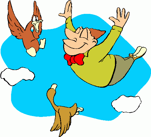 Clip Art Flying By Year Clipart