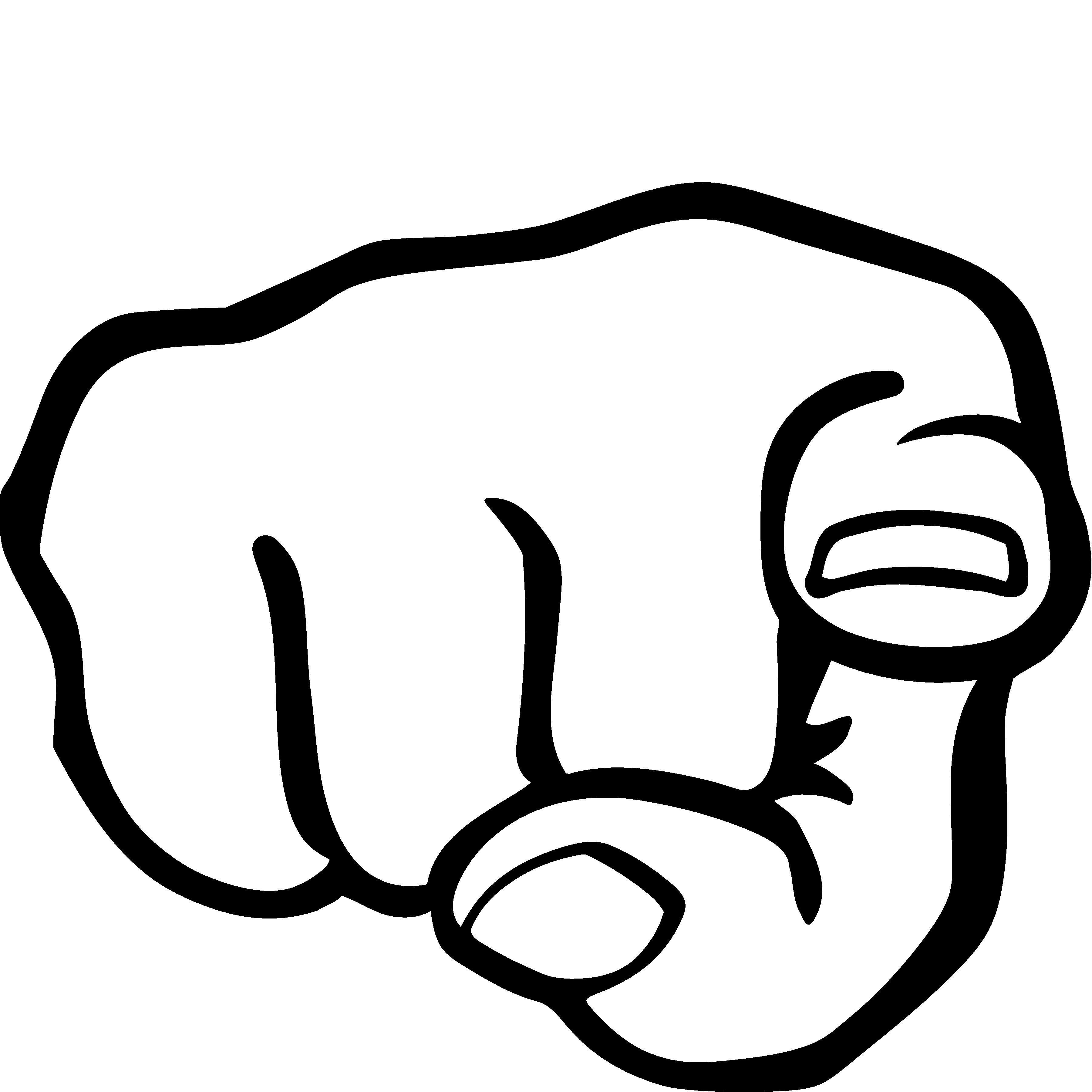Pointing finger at you clipart
