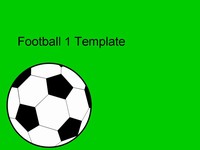 Football pitch template