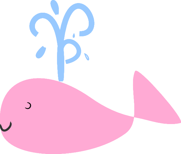 Pink Whale Clip Art - Free Clipart Images
