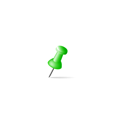 Pushpin02 Pushpin Green Marker Location Map Push Icon on ...