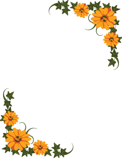 Page Borders With Flowers