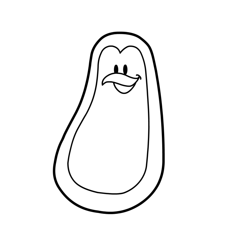 Draw the Penguins Eyes