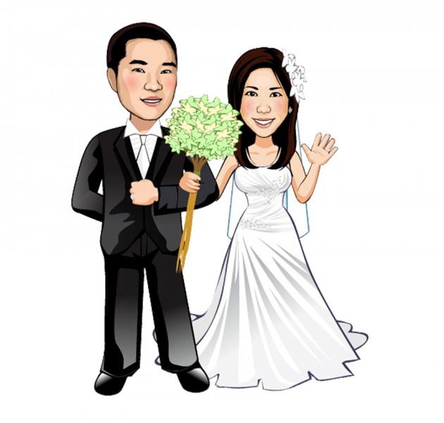 Cartoon Wedding Images