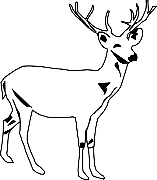 Deer Clip Art 784x1069