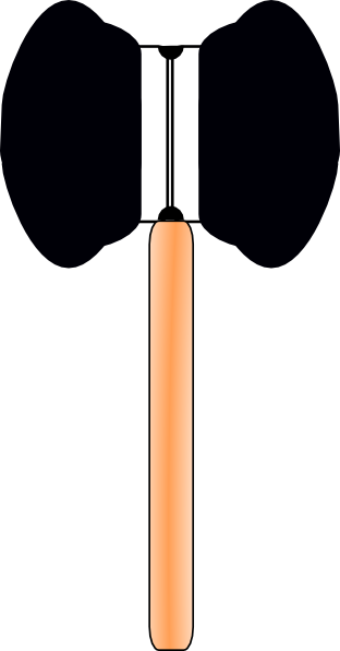 Gavel Hammer clip art Free Vector