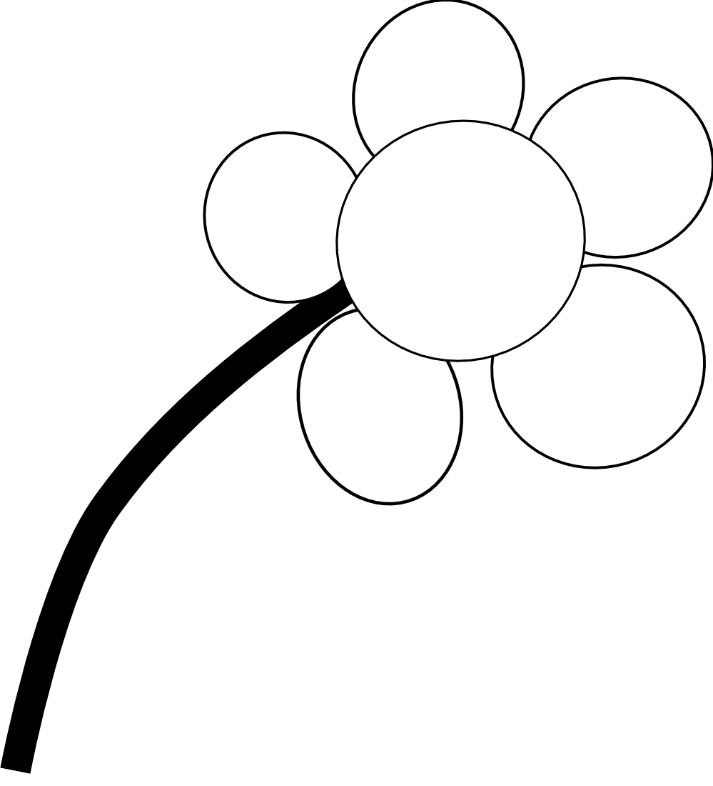Line Art Daisy