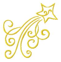 Art Deco Shooting Star Single by Creative Holidays CHD-2108 ...