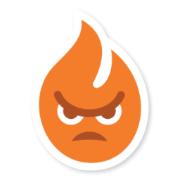 Fire Icon | Swarm App Sticker Iconset | Sonya