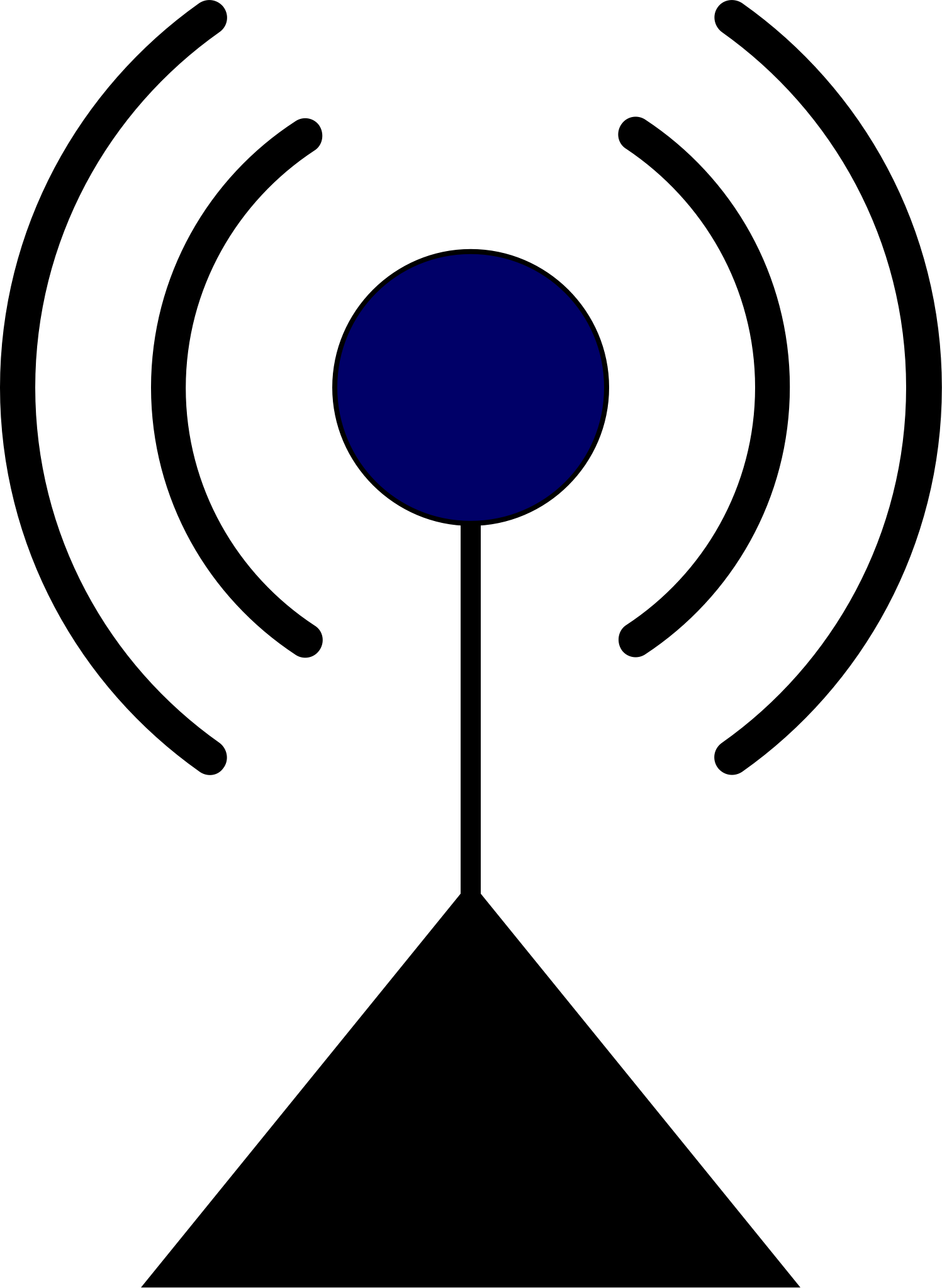 Clipart - WLAN Access Point Symbol