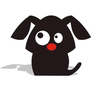 Black Dog 02 by Miaaudote | Nature Cartoon | TOONPOOL - Polyvore