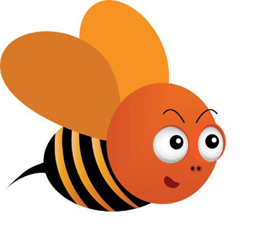 Cute Honey Bee Clipart - Free Clipart Images