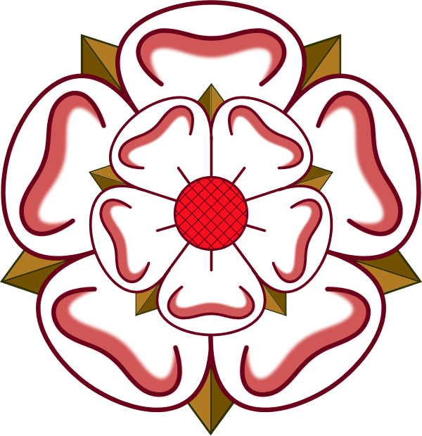 Yorkshire rose - vector Clip Art