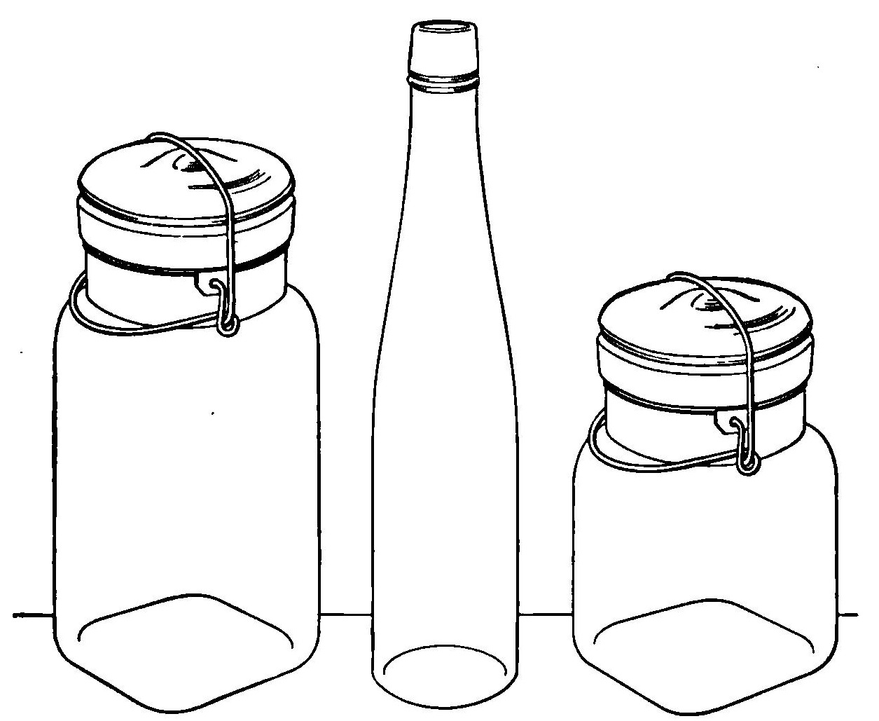 Reading, Roses & Prose: Classic Canning Jars Clip Art