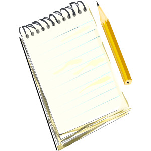 Notepad Pencil clip art - Polyvore