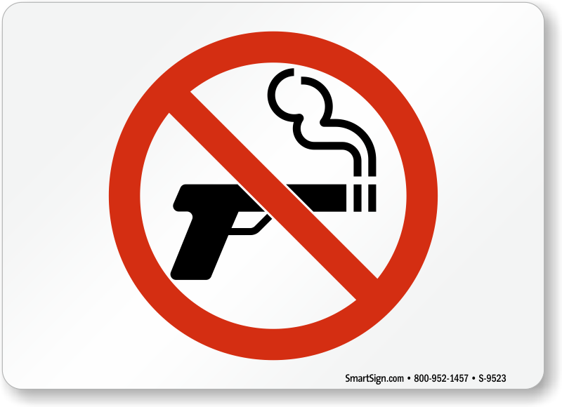 Funny No Smoking Signs | Humorous No Smoking Signs
