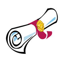 Graduation diploma clipart