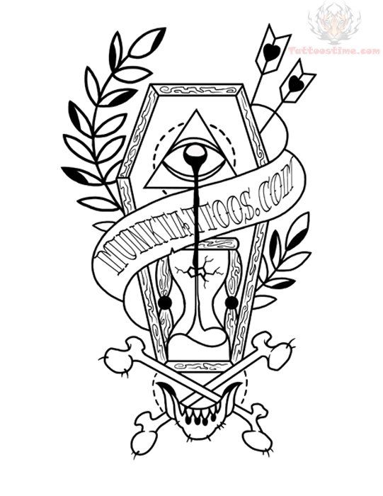 1000+ images about Coffin Tattoo Designs | Lower ...