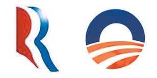 Obama and Romney campaign logos say much about the candidates ...
