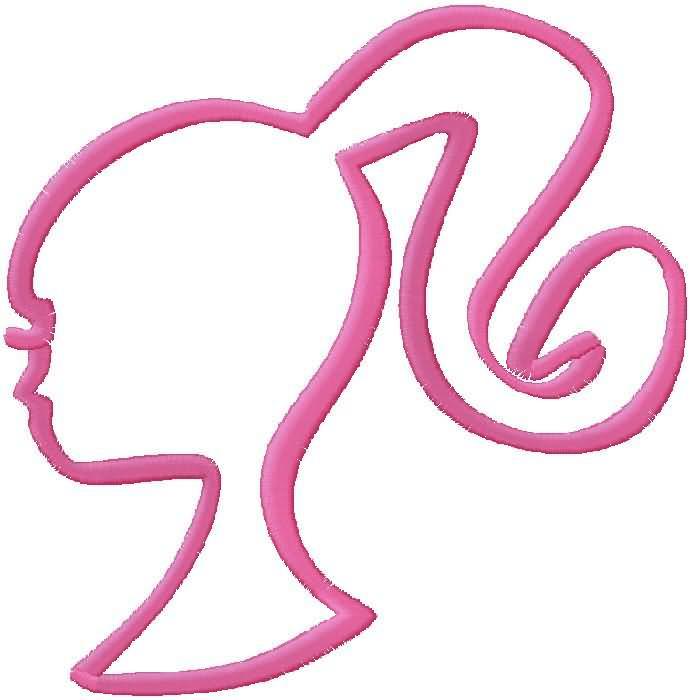 Barbie silhouette clip art