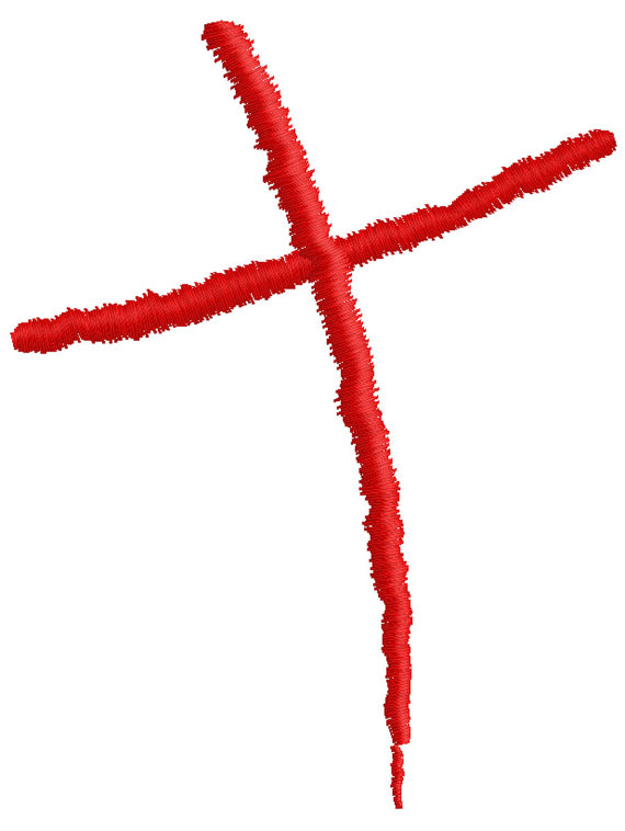 Christian Cross by EmbroidStock on Etsy