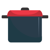 Green Gas Stove Home Kitchen Appliances Icon - Icons by Canva