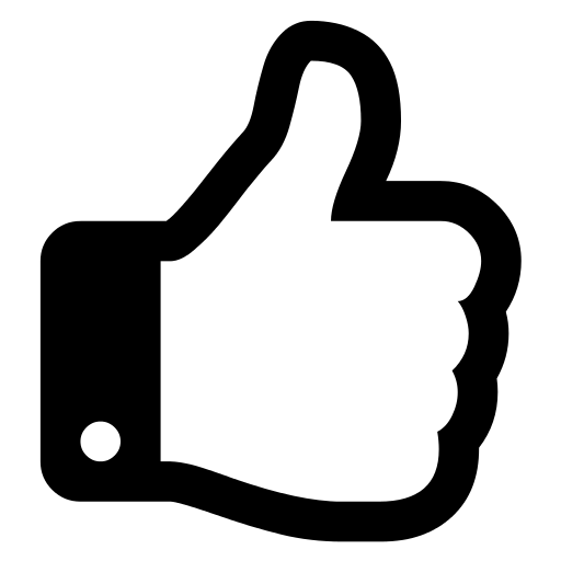 Thumbs up font awesome.svg