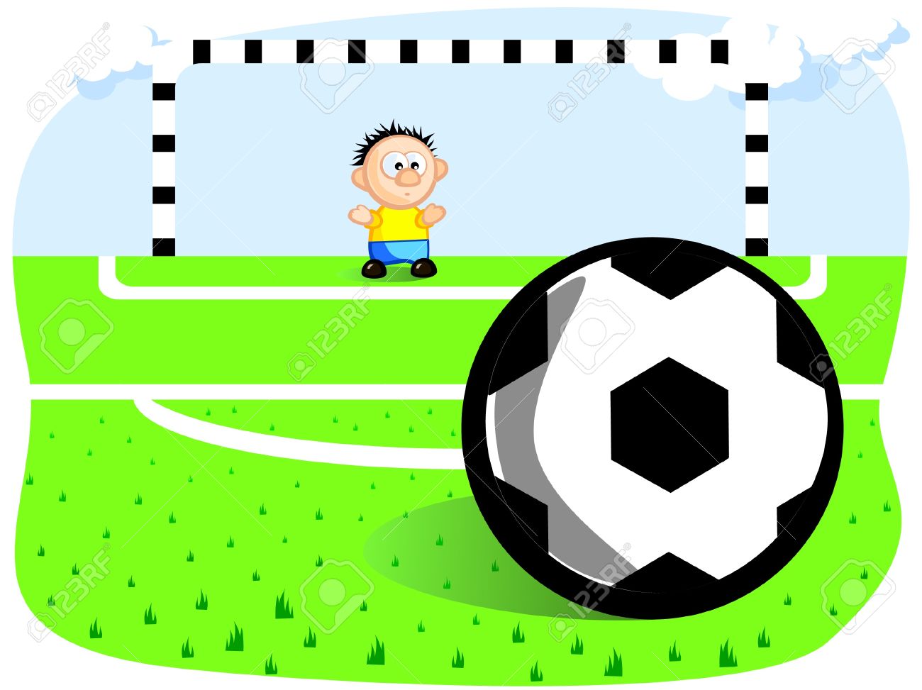 Clipart terrain de football - ClipartFox