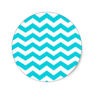 Zig Zag Design Pattern Stickers | Zazzle