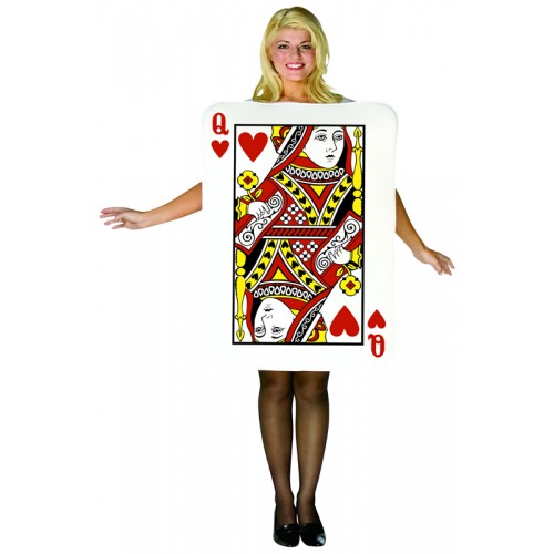 Red Queen of Hearts Playing Card Costume fancy dress - ClipArt Best ...