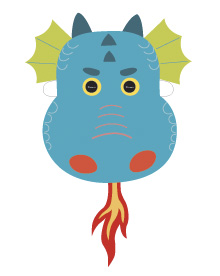 Printable Dragon Masks - Mr Printables