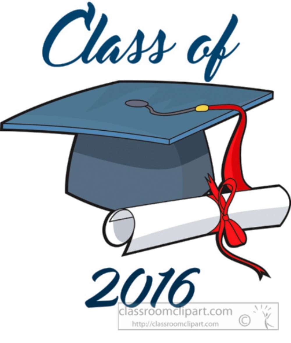 High school diploma clipart class of 2016