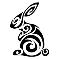 Breast Cancer Authority Blog Garden Rabbit Stencil – Breast Cancer ...