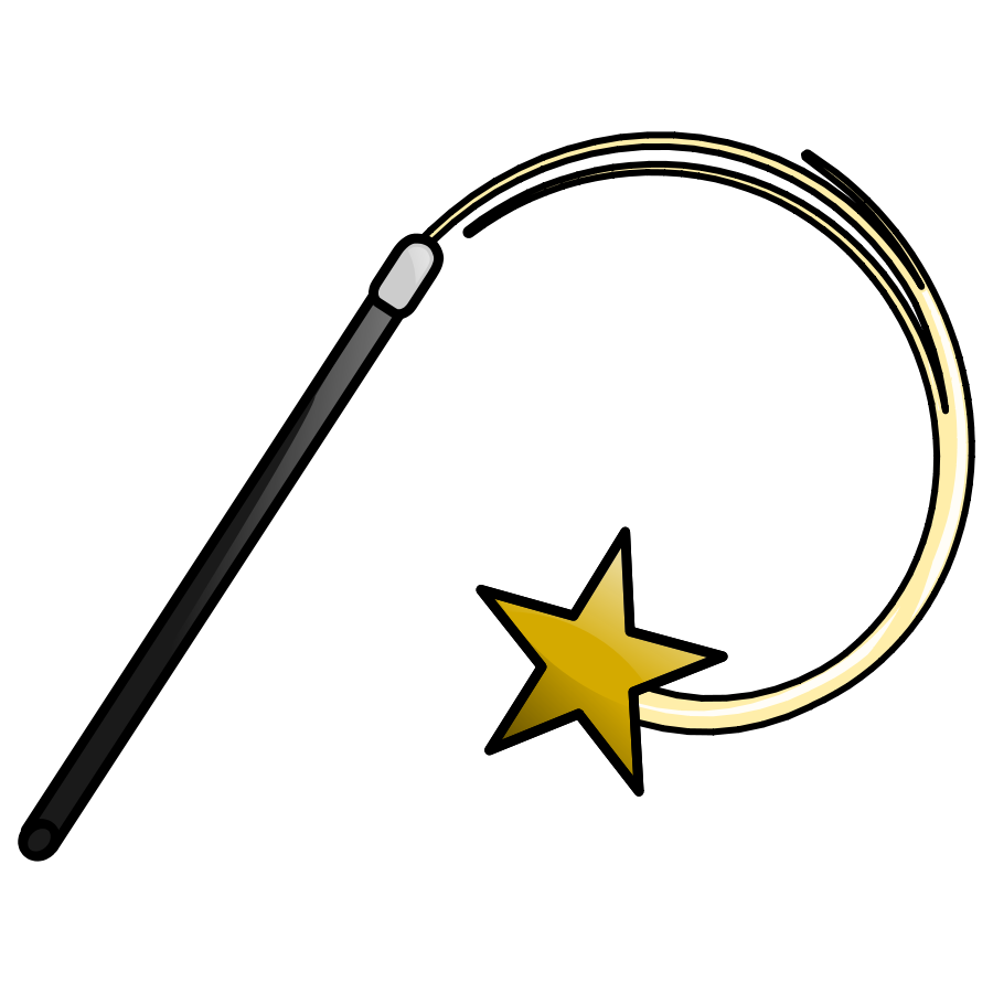 Magic Wand SVG Vector file, vector clip art svg file - ClipartsFree