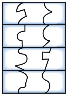 Best Photos of 4 Piece Puzzle Template Preschoolers - 4 Piece ...