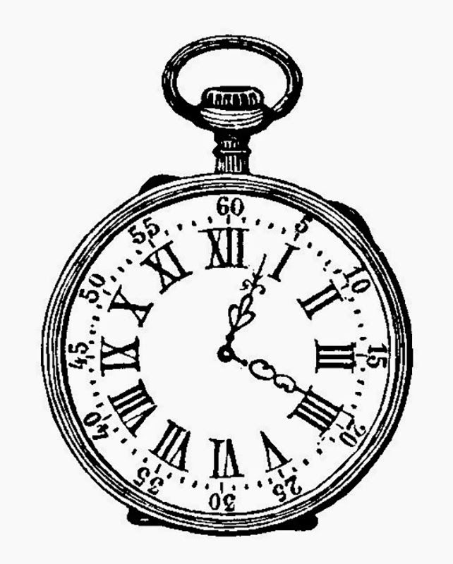 Pocket Watch Drawing | Watch ...