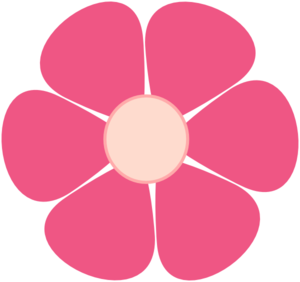 Pink Flower clip art - vector clip art online, royalty free ...