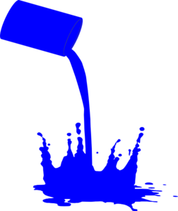Paint Splat Blue clip art - vector clip art online, royalty free ...