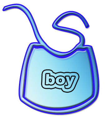 All Free Original Clip Art Baby Clipart Graphics Images Baby Bib ...